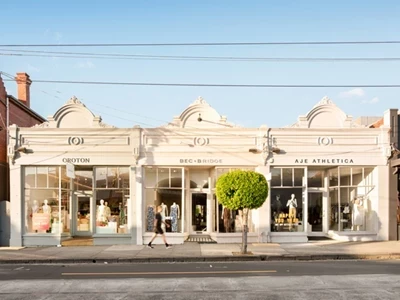 Antique White Building