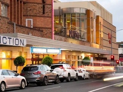 Retail Building with cars